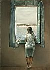 Salvador Dali - Figure at a Window I painting